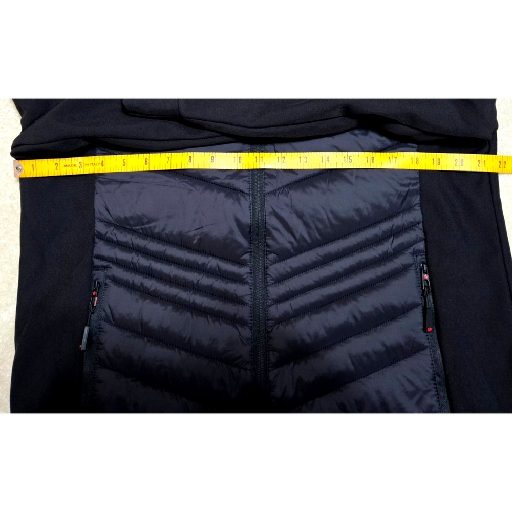 Canada Weather Gear Puffer Jacket Hooded Hybrid Soft Shell Womens L Black NWT - Picture 6 of 14